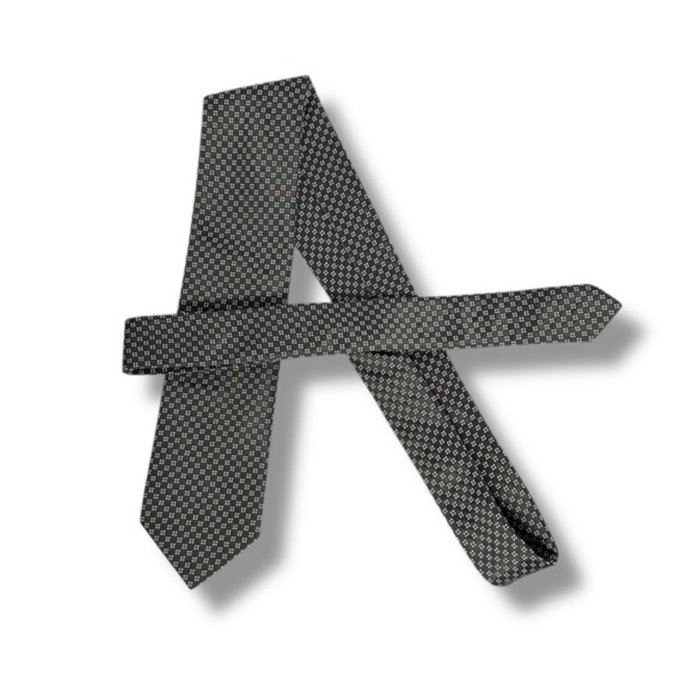 dük Romano Geometric Square Print Tie - "John"